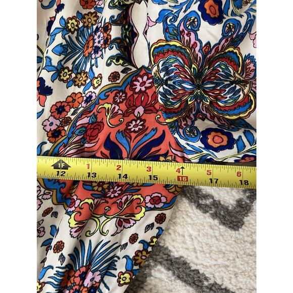 BOEMO Anthropologie Floral Paisley Tiered Bohemian Festival Maxi Dress Sz S - Picture 11 of 13